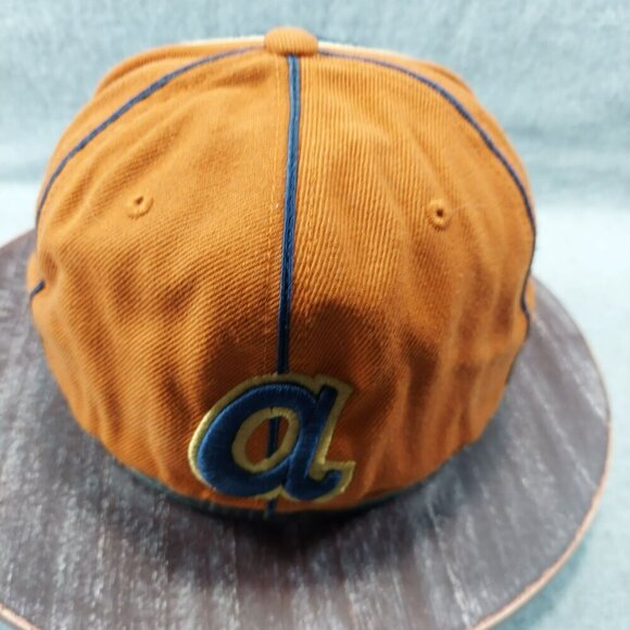 Atlanta Braves Two-Tone Baseball Cap 7 1/4 American Needle Vintage Cooperstown - Picture 5 of 11
